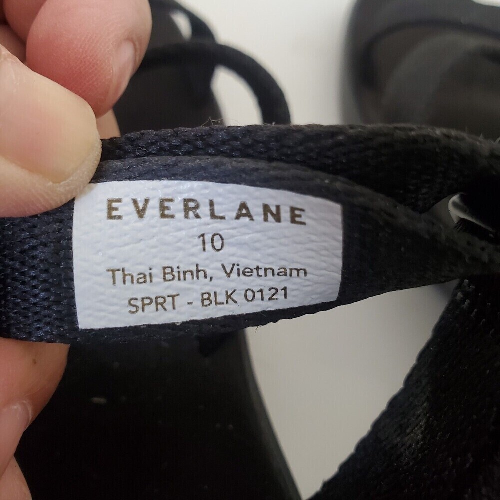 Everlane Women's The ReNew Sport Sandals Black Size 10 100% Recycled Material - Picture 3 of 12
